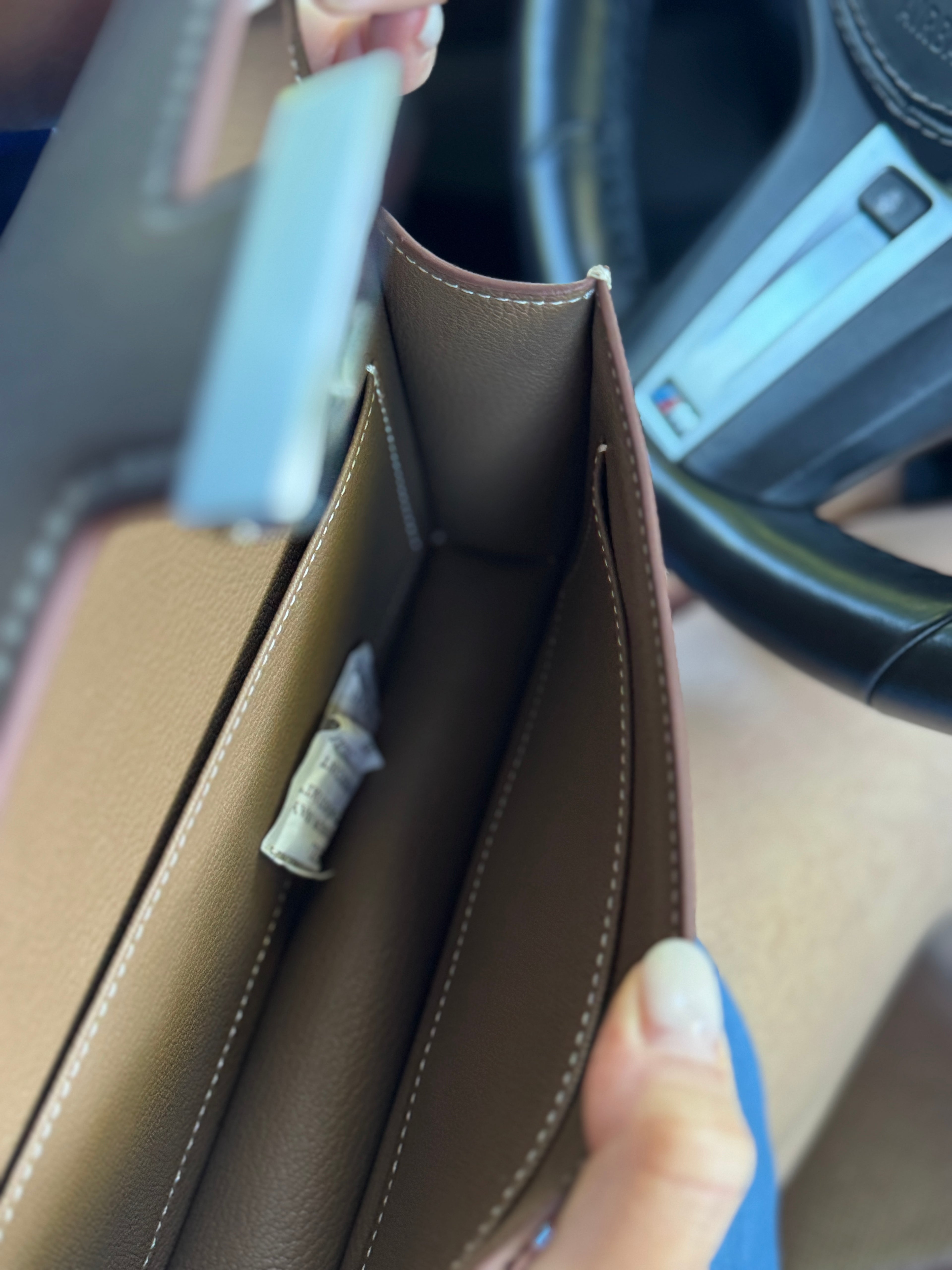 Taupe Luxe Crossbody Bag – Signature Edition