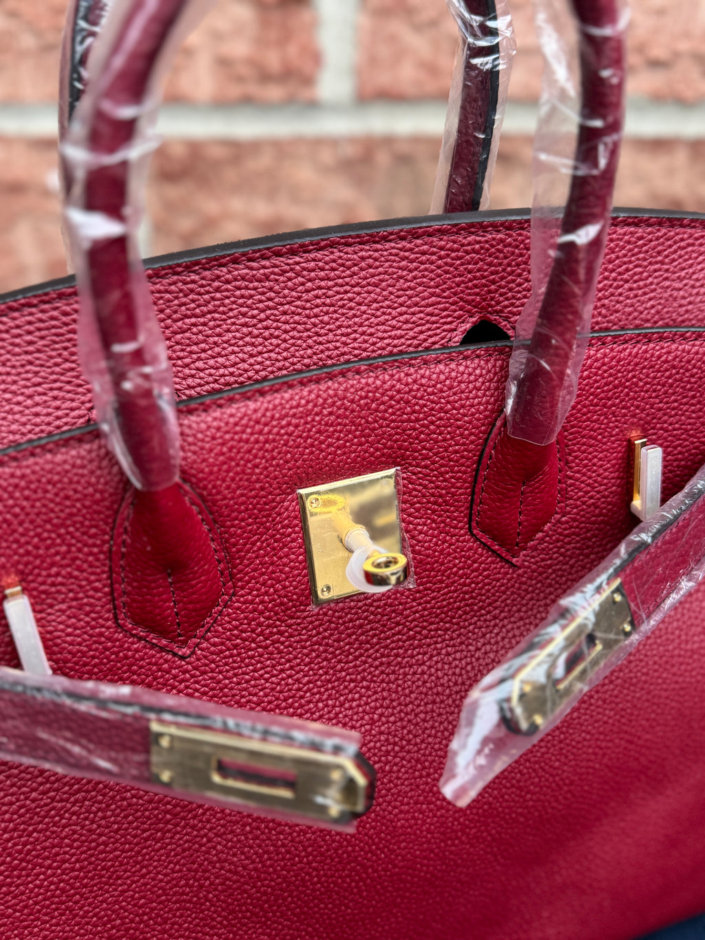 Bordeaux Grande Tote Bag – Wine Red