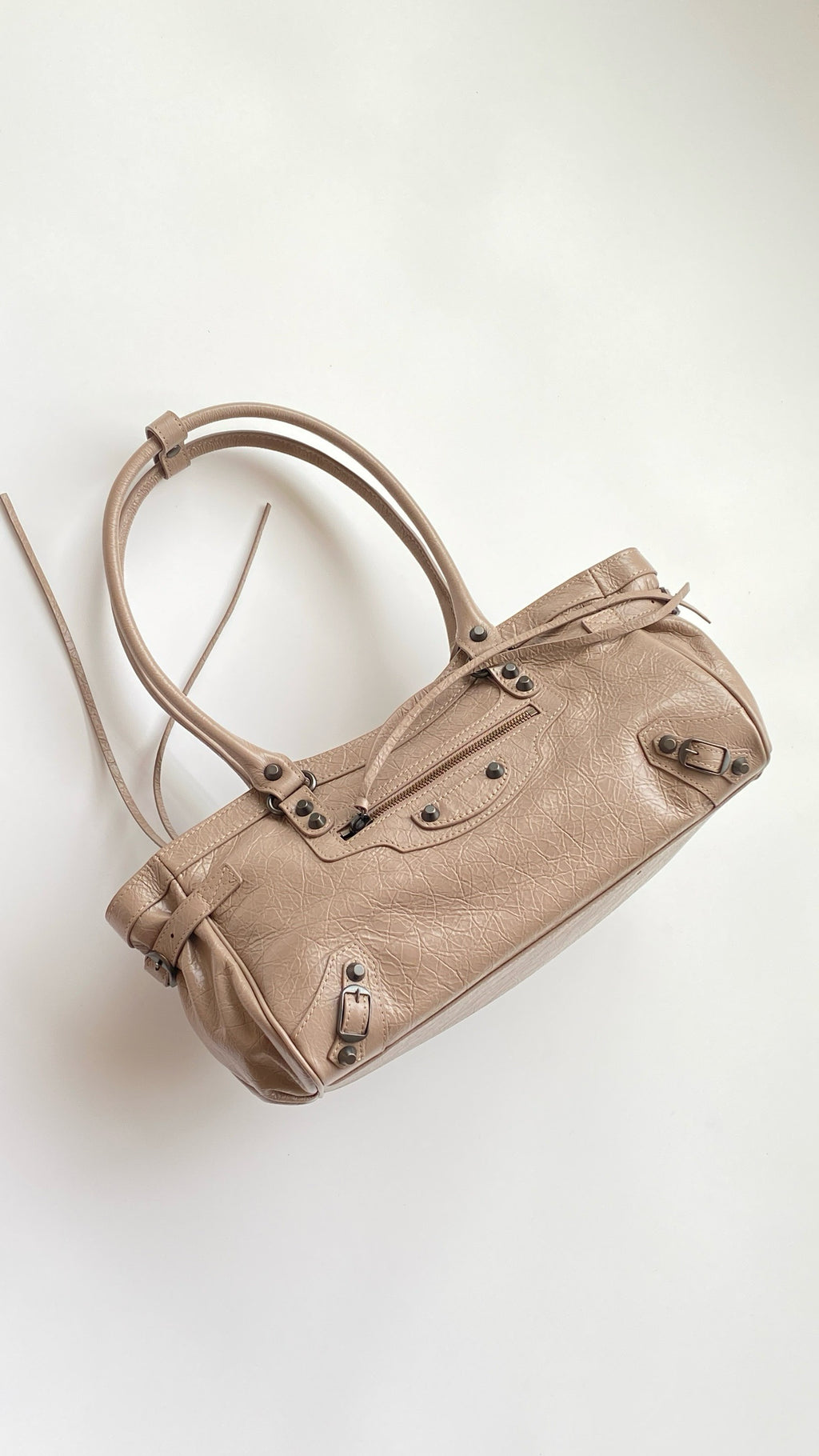 Monaco City Shoulder Bag – Nude Beige