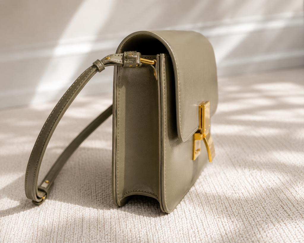 Olive Gold Crossbody Bag – Signature Edition