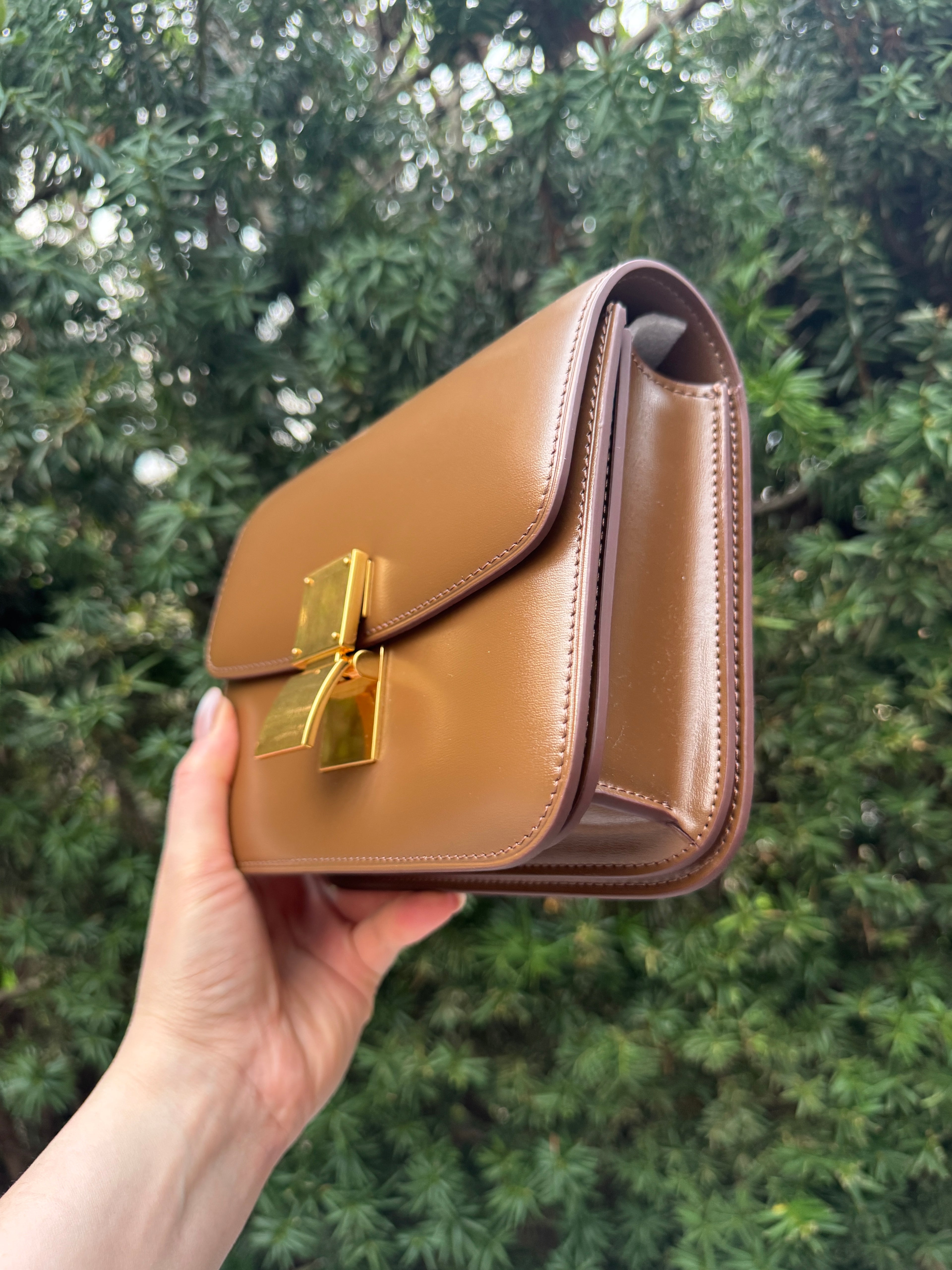 Caramel Gold Crossbody Bag – Signature Edition