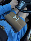 Taupe Luxe Crossbody Bag – Signature Edition