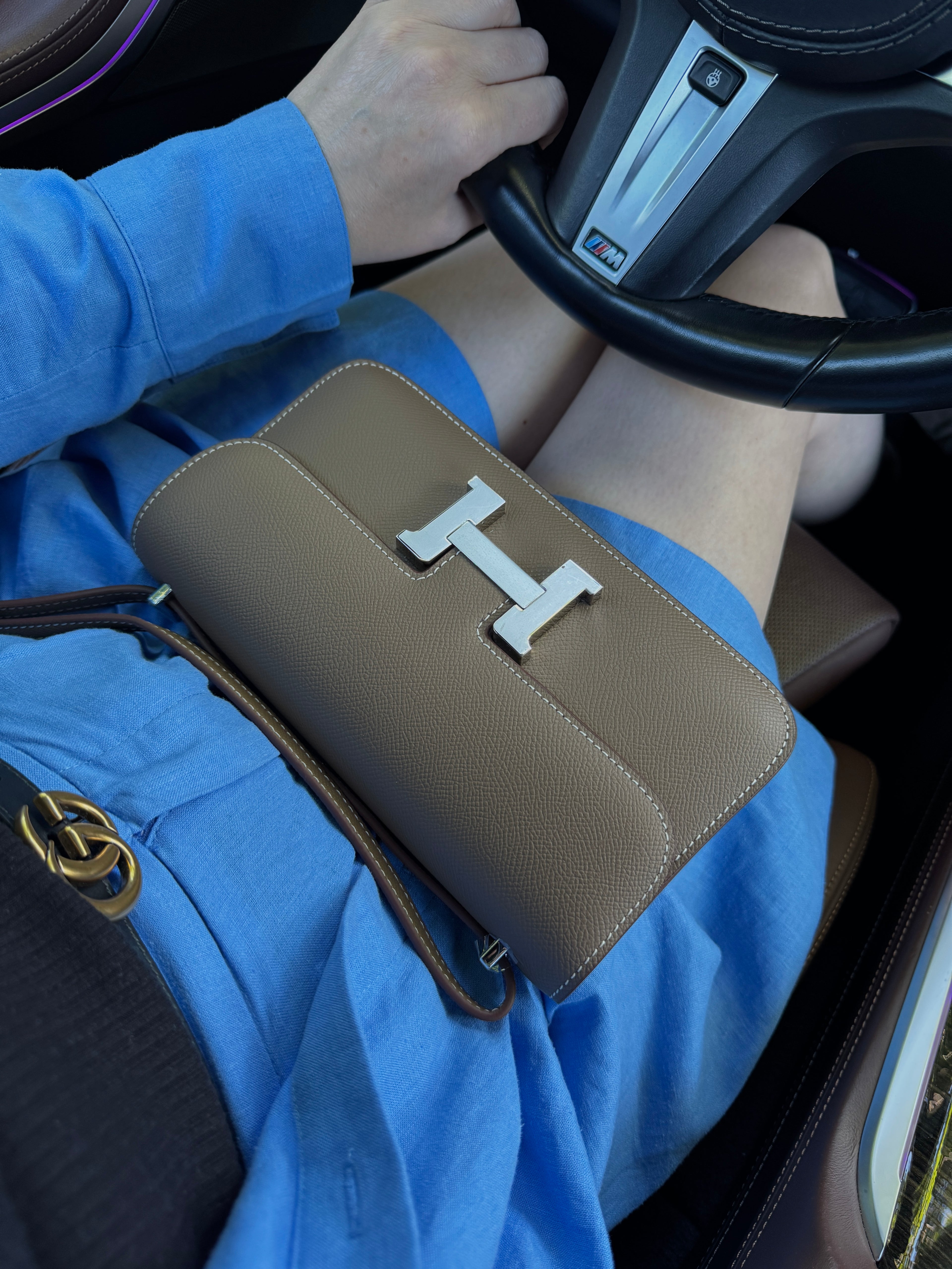 Taupe Luxe Crossbody Bag – Signature Edition