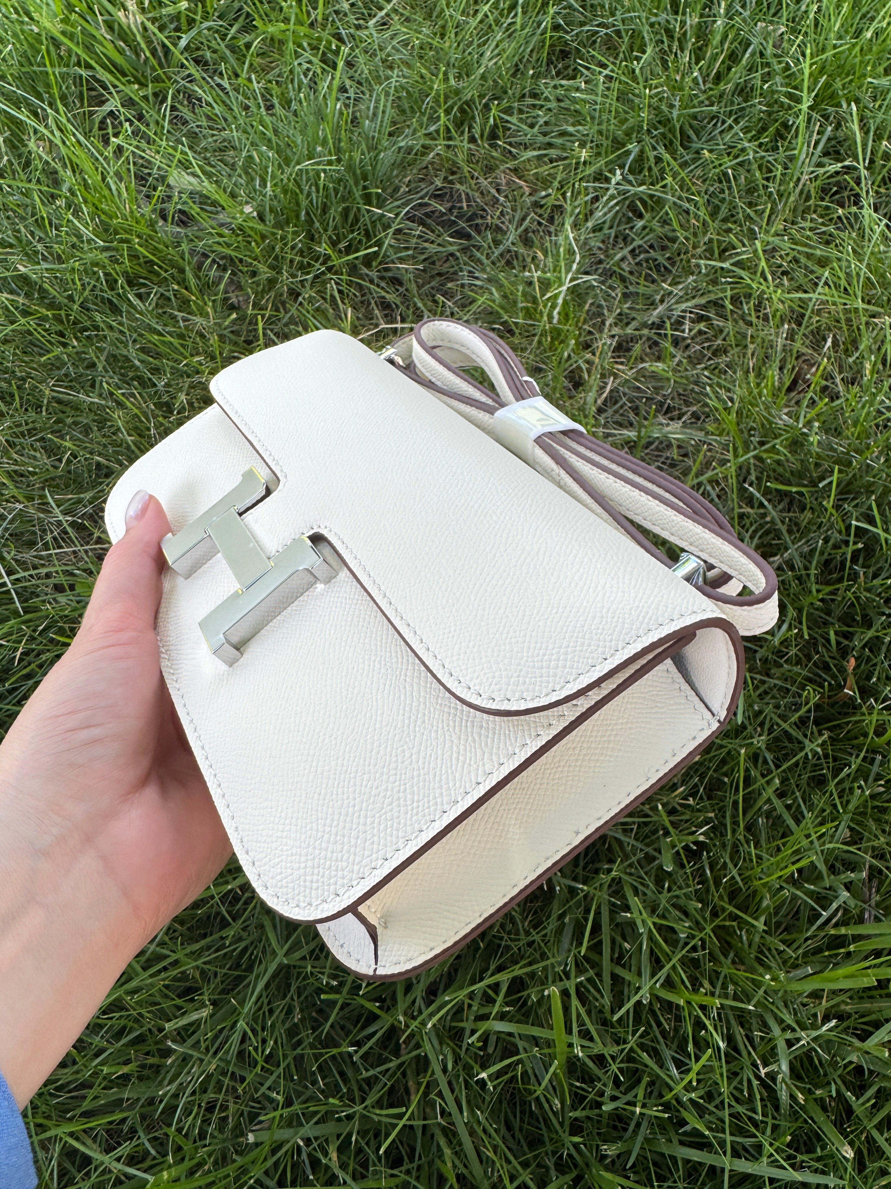 Ivory Grace Crossbody Bag – Pearl White Edition