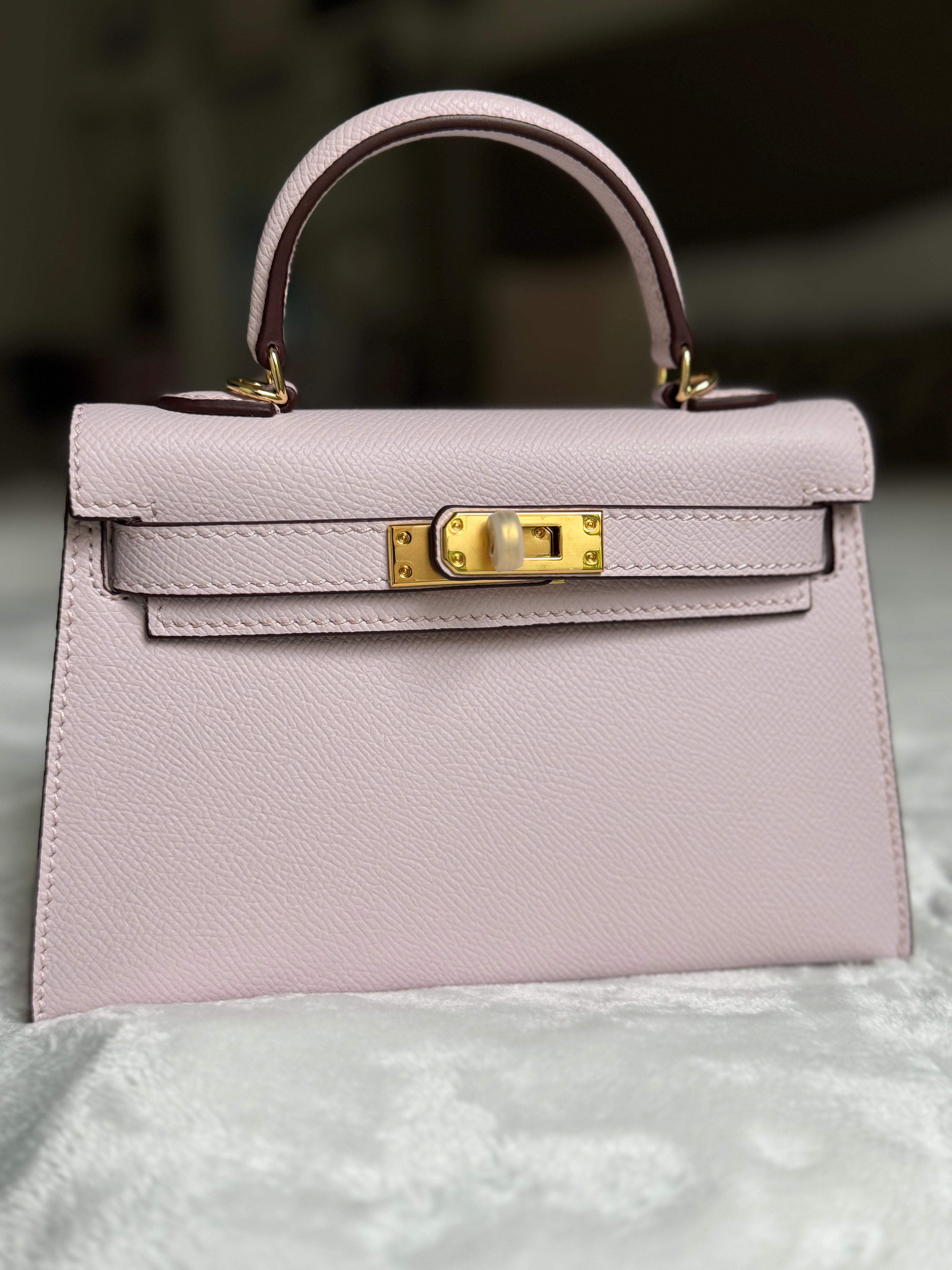 Blush Rose Mini Top Handle Bag – Signature Edition