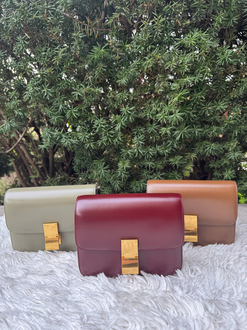 Bordeaux Gold Crossbody Bag – Signature Edition