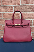 Bordeaux Grande Tote Bag – Wine Red