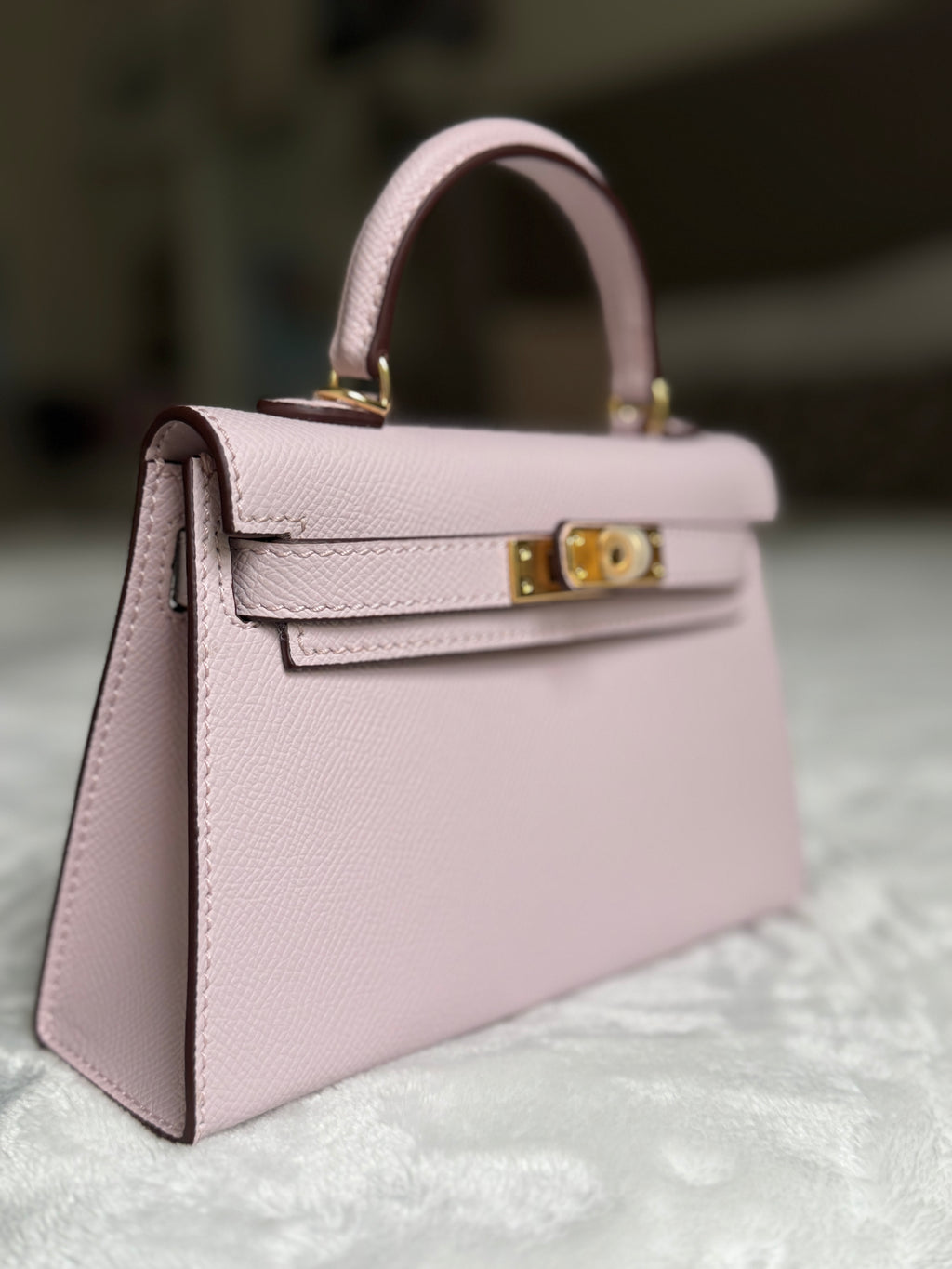 Blush Rose Mini Top Handle Bag – Signature Edition