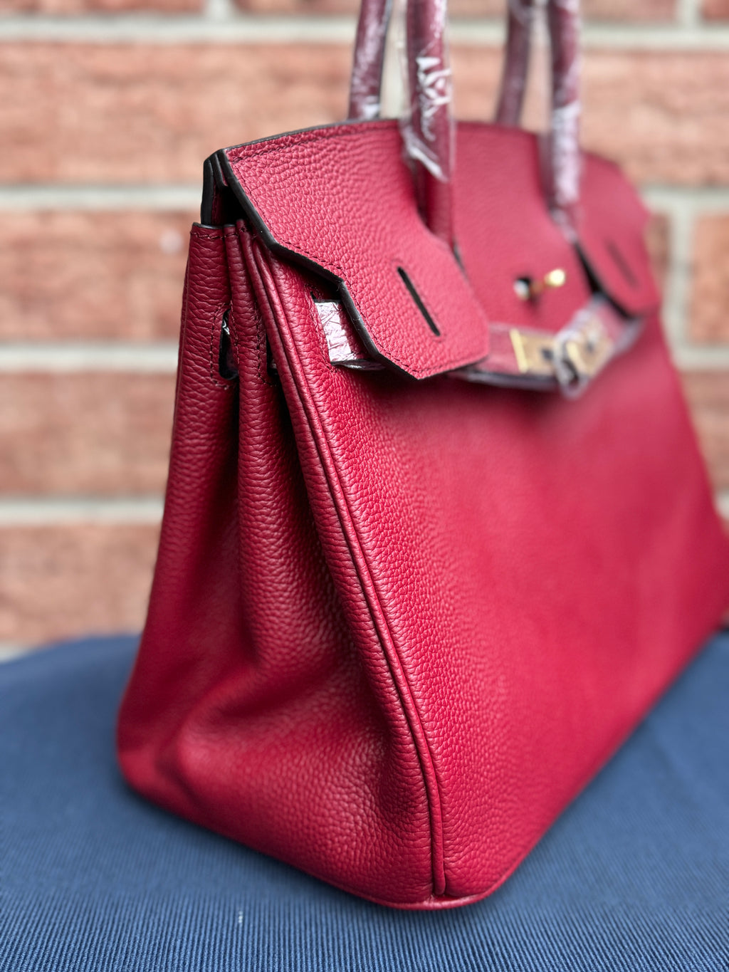 Bordeaux Grande Tote Bag – Wine Red