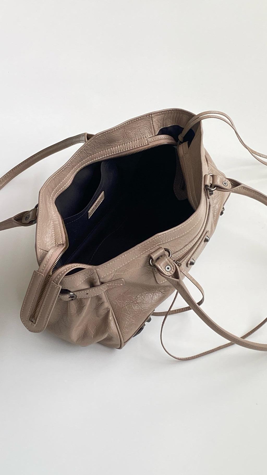 Monaco City Shoulder Bag – Nude Beige