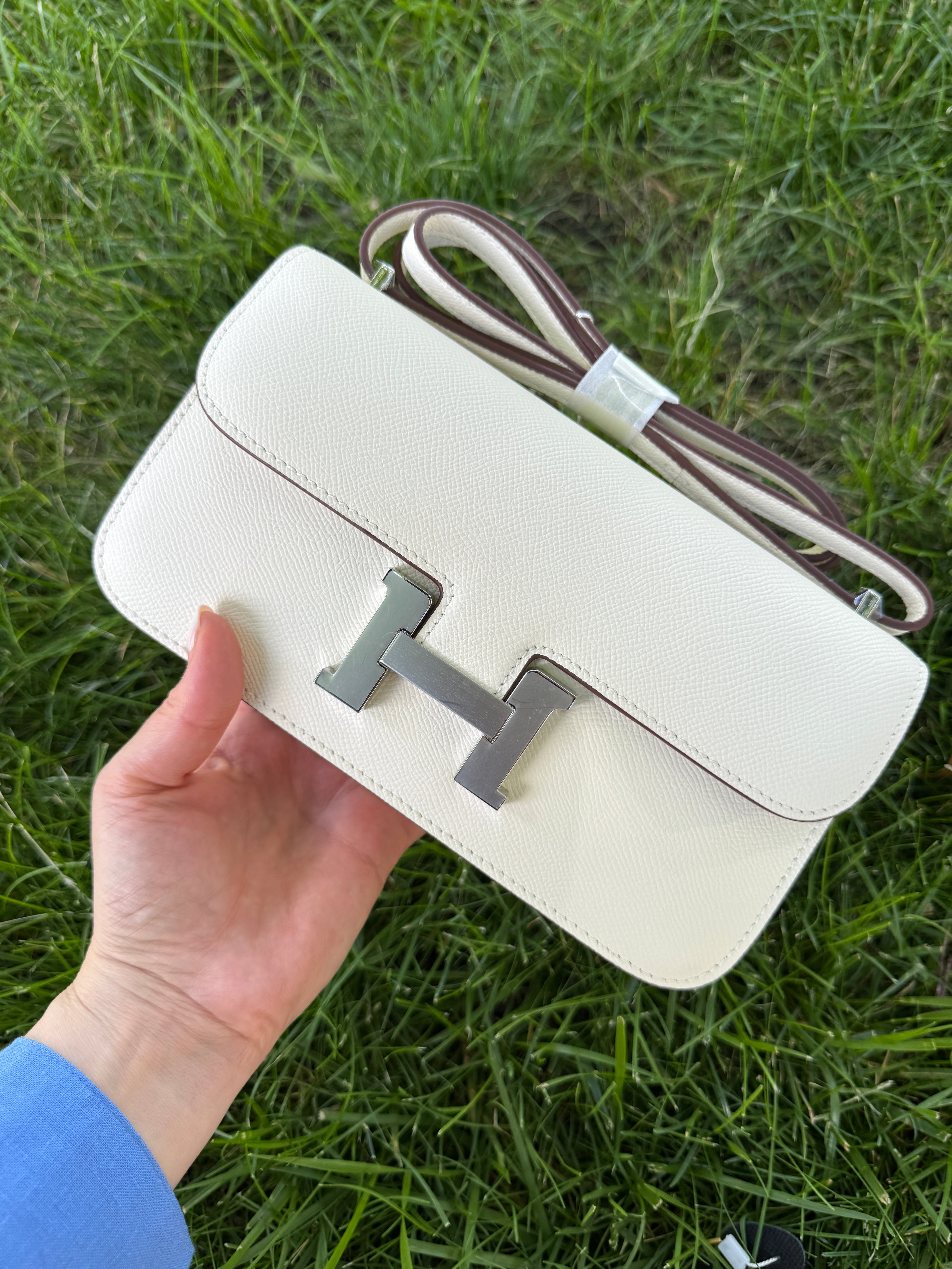 Ivory Grace Crossbody Bag – Pearl White Edition